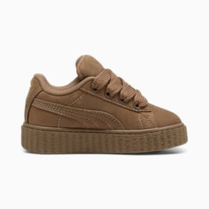 Puma Infuse Fashion Langarm-Shirt Creeper Phatty Earth Tone Toddlers' Sneakers, Totally Taupe-Cheap Urlfreeze Jordan Outlet Gold-Warm White, extralarge